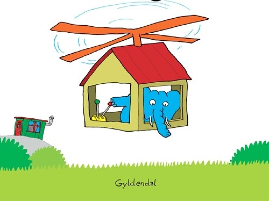 Billede af bogen "Mimbo Jimbo" af Jakob Martin Strid. Gyldendal.